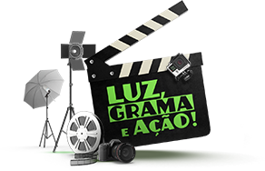 Logo da Campanha Luz, Grama e Ação